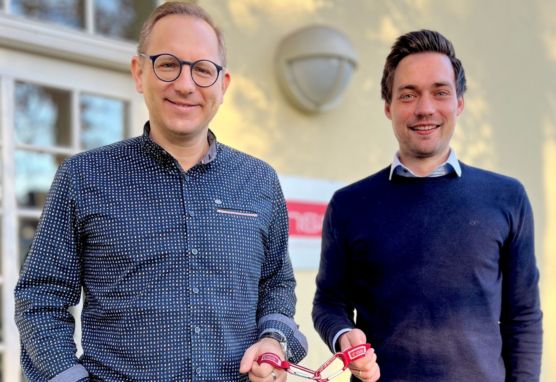 Ein Bild der ehemaligen und der neuen Geschäftsführung.